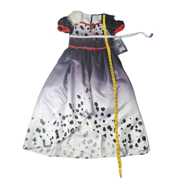 Disguise Girls‎ Disney Creuella Villian Costume Black,White,Red M (8-10) - Picture 9 of 15